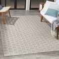 thumbnail image 1 of Nourison Twist Reversible 5' x 7' Grey Modern Rug, 1 of 10
