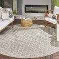 thumbnail image 1 of Nourison Twist Reversible 8' x Round Grey Modern Rug, 1 of 10
