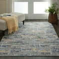 thumbnail image 1 of Nourison Urban Chic Abstract Grey/Multicolor 5'3" x 7'3" Area Rug, (5x7), 1 of 8