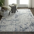 thumbnail image 1 of Nourison Urban Decor URD02 Cream/Gray/Blue Indoor Area Rug - 5'3 x 7'3, 1 of 8
