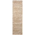 thumbnail image 1 of Nourison Urban Safari Pastel Mink Shag Area Rug (2'3 x 8'), 1 of 5