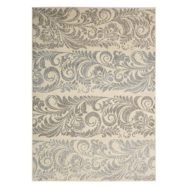 Nourison Utopia Muted Grays and Chromes Rectangle Rug