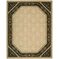 thumbnail image 1 of Nourison Vallencierre Beige Black Area Rug VA35 7'6" x 9'6", 1 of 5