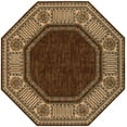 thumbnail image 1 of Nourison Vallencierre Brown Area Rug VA27 8" x 8", 1 of 4