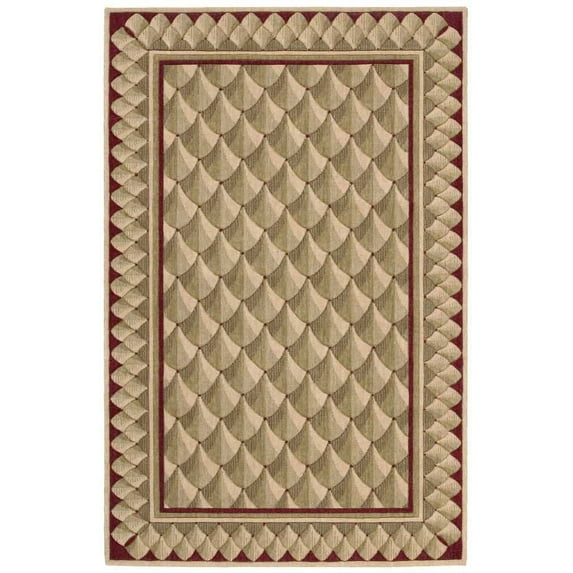 Nourison Vallencierre Camel Area Rug VA73 3'6" x 5'6"