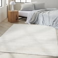 thumbnail image 1 of Nourison Valley Abstract Ivory 5'3" x 7'3" Area Rug, Easy Cleaning, Non Shedding, Bed Room, Living Room, Dining Room, Kitchen (5x7), 1 of 7