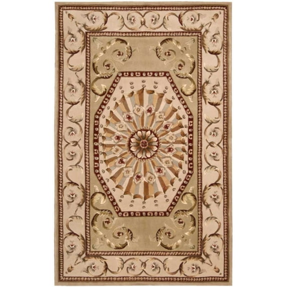 Nourison Versailles Palace Sage Area Rug VP10 3'6" x 5'6"