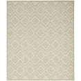 thumbnail image 1 of Nourison Versatile Diamond Geometric Flatweave Indoor Outdoor Area Rug Cream 8' x 10', 1 of 10