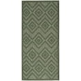 thumbnail image 1 of Nourison Versatile Diamond Geometric Flatweave Indoor Outdoor Area Rug Green 2' x 4', 1 of 8
