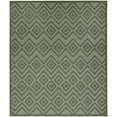 thumbnail image 1 of Nourison Versatile Diamond Geometric Flatweave Indoor Outdoor Area Rug Green 9' x 12', 1 of 10