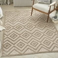 thumbnail image 1 of Nourison Versatile Indoor/Outdoor Natural Beige 4' x 6' Area Rug, (4x6), 1 of 10