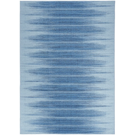 Nourison Vintage Home Modern Blue 6' x 9' Area Rug (6x9)