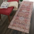 thumbnail image 1 of Nourison Vintage Kashan Persian Red 2' x 6' Area Rug, (2x6), 1 of 7