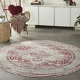 thumbnail image 1 of Nourison Vintage Kashan Persian Red/Ivory 6' x ROUND Area Rug, (6 Round), 1 of 9
