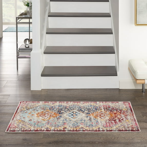 Nourison Vintage Kashan Transitional Farmhouse 2' x 4' Area Rug