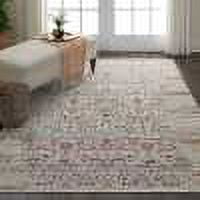 Nourison Vintage Kashan Transitional Persian Ivory 4' x 6' Area Rug, (4' x 6')