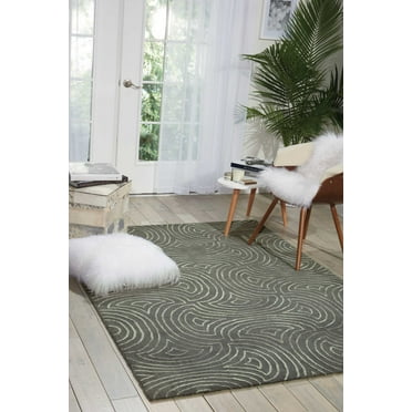 Nourison Vita Modern Contemporary Moss 8' x 10' Area Rug, (8' x 10')