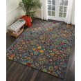 thumbnail image 1 of Nourison Vivid Floral Bohemian Teal 8' x 10'6" Area Rug, (8' x 11'), 1 of 6