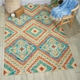 thumbnail image 1 of Nourison Vivid Southwestern Geometric Ivory 5' x 7'6" Area Rug, (5' x 8'), 1 of 6