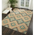 thumbnail image 1 of Nourison Vivid Southwestern Geometric Ivory 8' x 10'6" Area Rug, (8' x 11'), 1 of 6