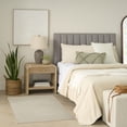 thumbnail image 1 of Nourison Washable Charm 3' x 5' Silver Ivory Modern Indoor Rug, 1 of 8