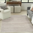thumbnail image 1 of Nourison Washable Essentials Modern Ivory Mocha 5'3" x 7'3" Area Rug (5x7), 1 of 9