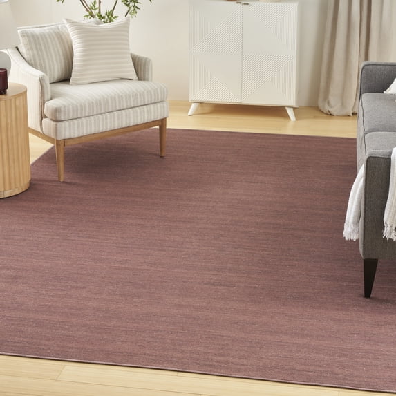 Nourison Washable Essentials Modern Mocha 9'2" x 12' Area Rug (9x12)