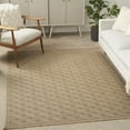 thumbnail image 1 of Nourison Washable Jute Geometric Natural 5'3" x 7'3" Area Rug (5x7), 1 of 9
