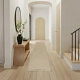 thumbnail image 1 of Nourison Washable Jute Solid Natural 2'3" x 7'6" Area Rug (2x8), 1 of 8