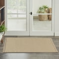 thumbnail image 1 of Nourison Washable Organic Solid Natural 2' x 4' Area Rug (2x4), 1 of 8