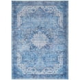 thumbnail image 1 of Nourison Nourison Washables 4' x 6' Blue Vintage Indoor Rug, 1 of 10