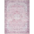 thumbnail image 1 of Nourison Nourison Washables 4' x 6' Pink Vintage Indoor Rug, 1 of 10