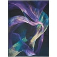 thumbnail image 1 of Nourison Nourison Washables 5'2" x 7' Blue Multicolor Modern Indoor Rug, 1 of 10