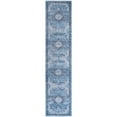 thumbnail image 1 of Nourison Nourison Washables 2'2" x 8' Blue Vintage Indoor Rug, 1 of 8