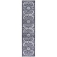 thumbnail image 1 of Nourison Nourison Washables 2'2" x 8' Charcoal Grey Vintage Indoor Rug, 1 of 8