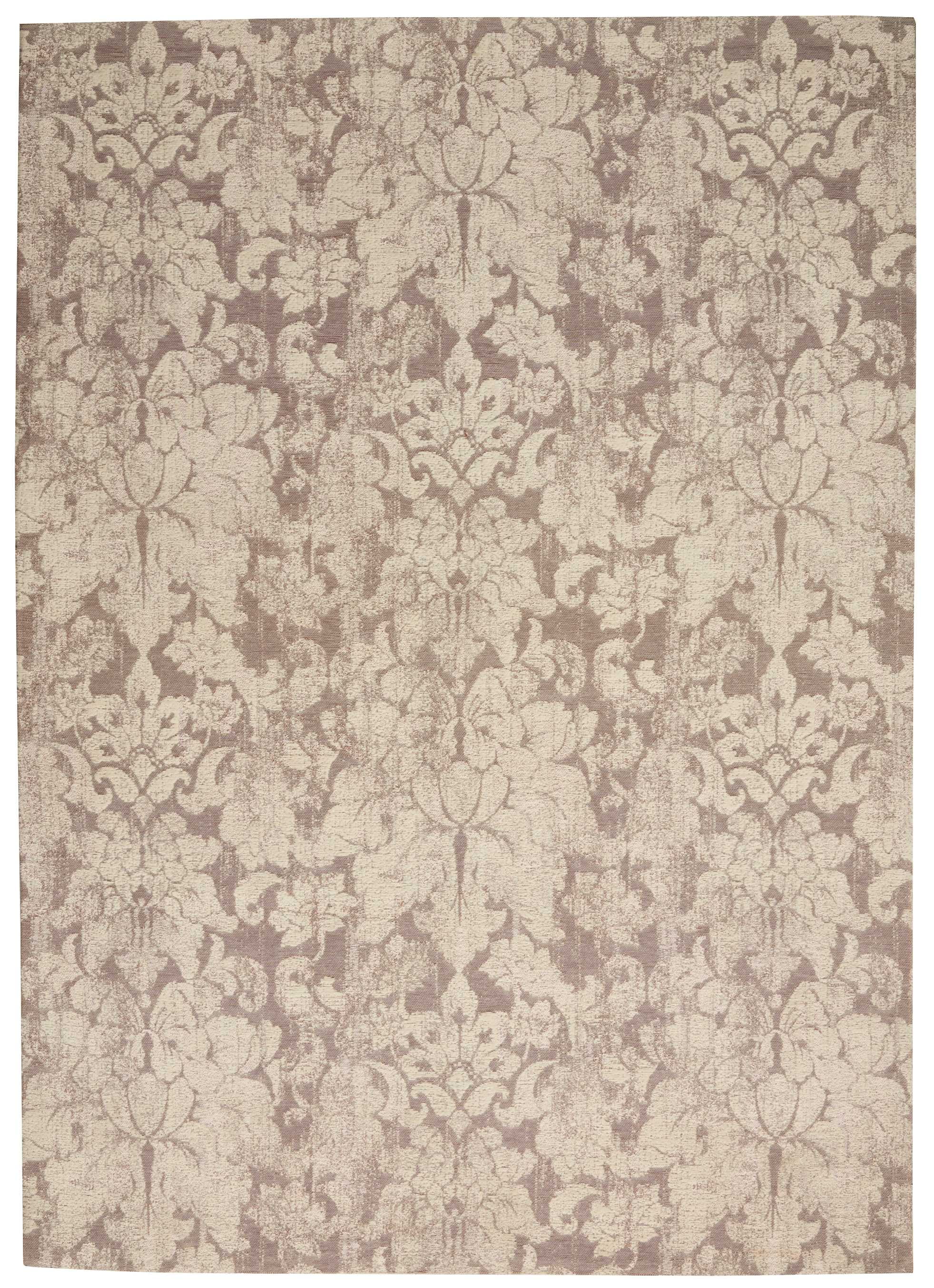 Hand-Knotted Smoke Cotton Synthetic 4' x 6' Area Rug
