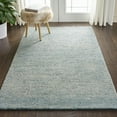 thumbnail image 1 of Nourison Weston Solid Seafoam 3'9" x 5'9" Area Rug, (4x6), 1 of 8