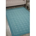 thumbnail image 1 of Nourison Westport Solid Aqua 8' x 10'6" Area Rug, (8x11), 1 of 5