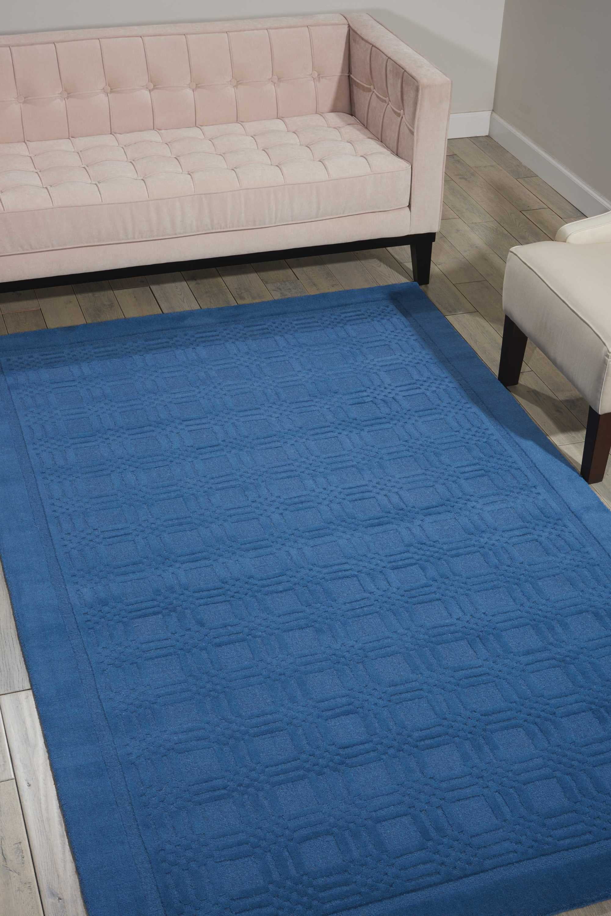 Solid Blue Rugs Nourison Westport Solid Blue 3'6