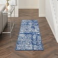 thumbnail image 1 of Nourison Whimsicle Artistic Modern Ivory Navy 2' x 8' Area Rug, (8' Runner), 1 of 8
