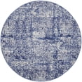 thumbnail image 1 of Nourison Whimsicle WHS07 Indoor only Area Rug - Ivory Navy 5' x round, 1 of 10