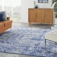 thumbnail image 1 of Nourison Whimsicle Artistic Modern Ivory Navy 7' x 10' Area Rug, (7' x 10'), 1 of 9