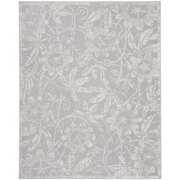 Nourison Whimsicle WHS05 Indoor only Area Rug - Grey 8'4" x 11'6"