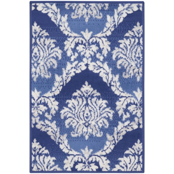 Nourison Whimsicle WHS01 Indoor only Area Rug - Blue 2' x 3'