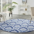 thumbnail image 1 of Nourison Whimsicle Botanical Farmhouse Blue 8' x round Area Rug, (8' Round), 1 of 9