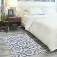 thumbnail image 1 of Nourison Whimsicle Botanical Farmhouse Ivory Navy 3' x 5' Area Rug, (3'x 5'), 1 of 8
