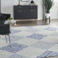 thumbnail image 1 of Nourison Whimsicle Contemporary Modern Grey Blue 8' x 10' Area Rug, (8' x 10'), 1 of 9