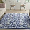 thumbnail image 1 of Nourison Whimsicle Floral Bohemian Navy Multicolor 6' x 9' Area Rug, (6' x 9'), 1 of 9