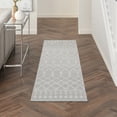 thumbnail image 1 of Nourison Whimsicle Modern Bohemian Grey 2' x 6' Area Rug, (6' Runner), 1 of 8