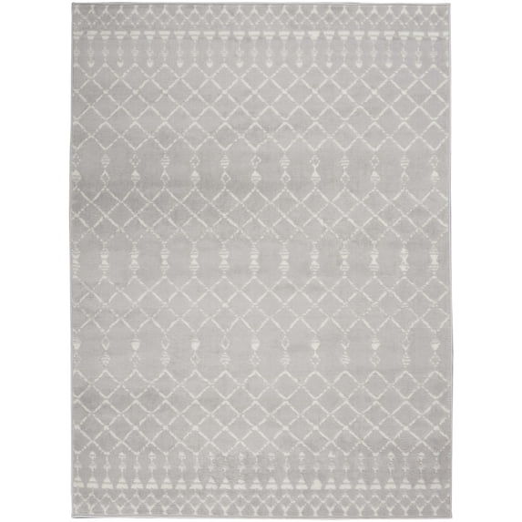 Nourison Whimsicle WHS02 Indoor only Area Rug - Grey 5' x 7'